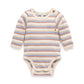 Striped Bodysuit - Saphire Stripe