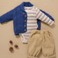 Striped Bodysuit - Saphire Stripe