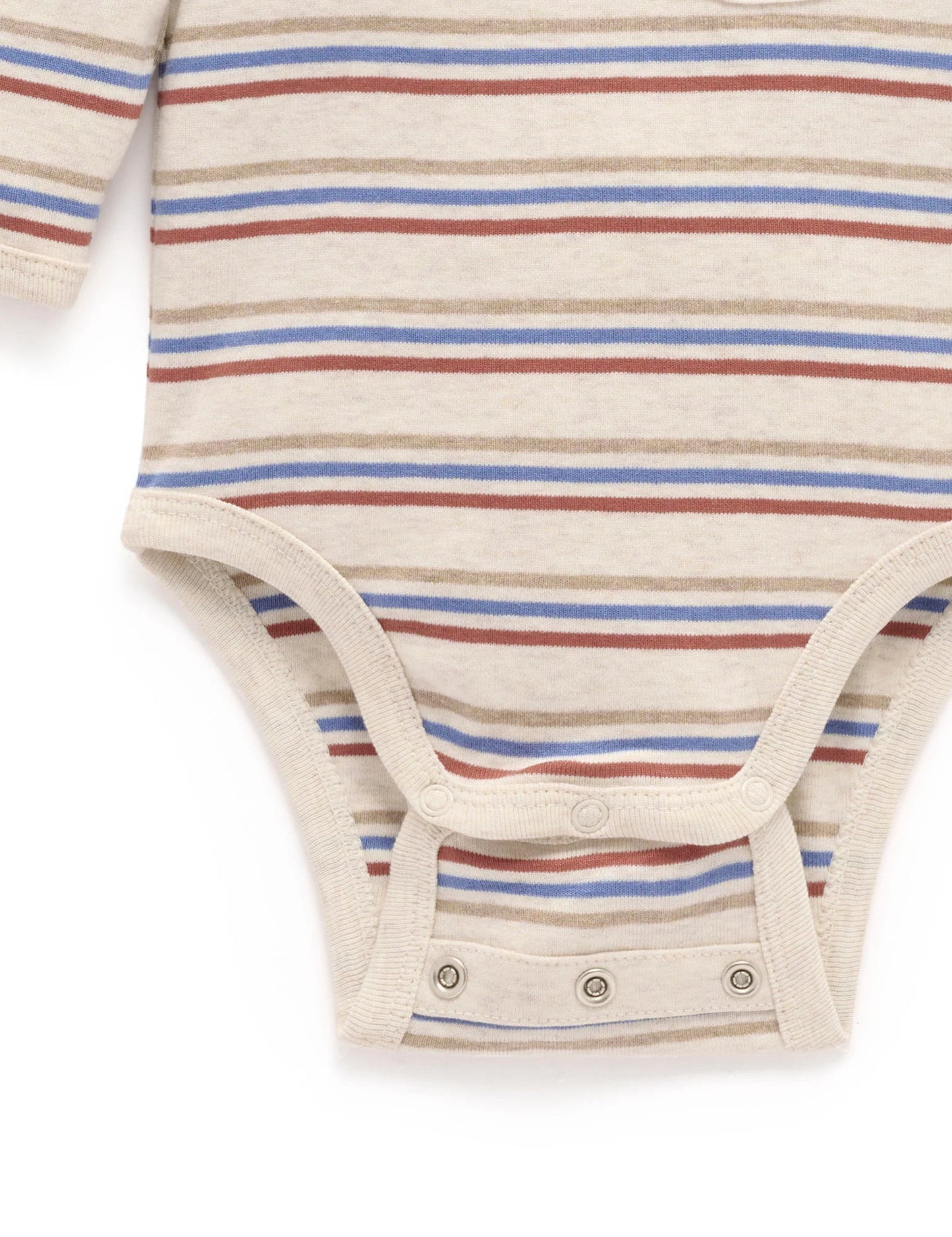Striped Bodysuit - Saphire Stripe