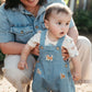 Denim Overall Set - Faded Denim