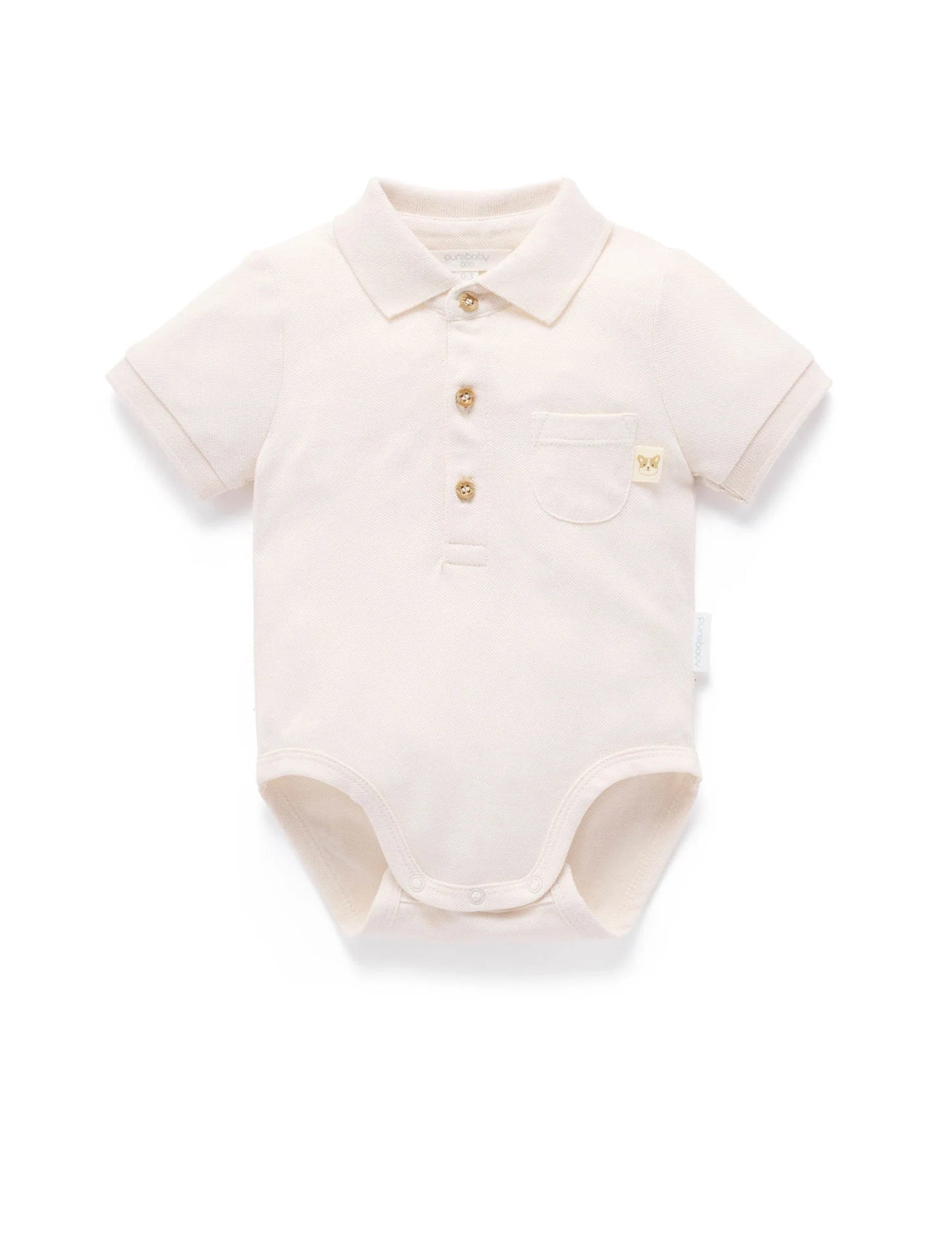 Polo Bodysuit - Cloud