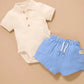 Polo Bodysuit - Cloud