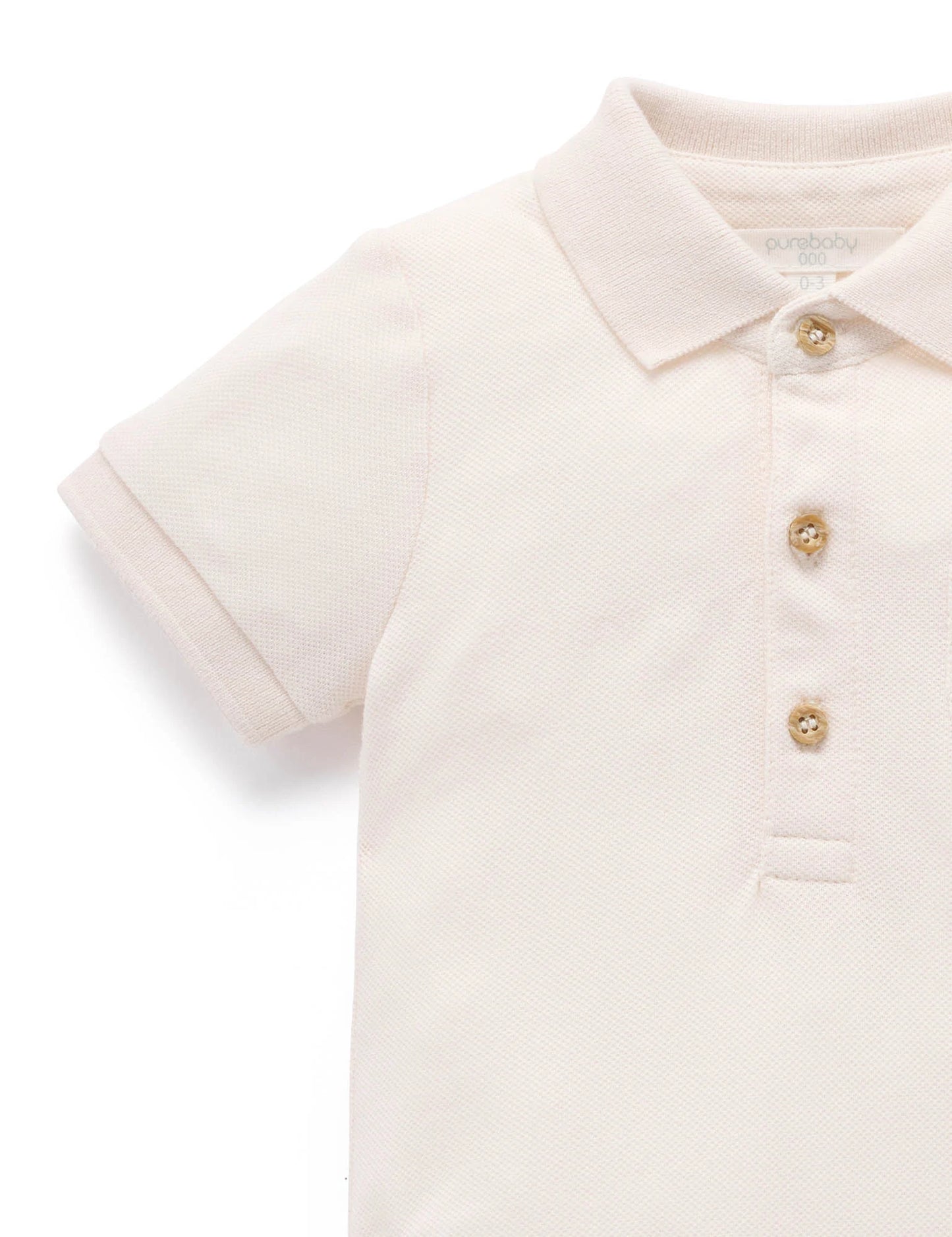 Polo Bodysuit - Cloud