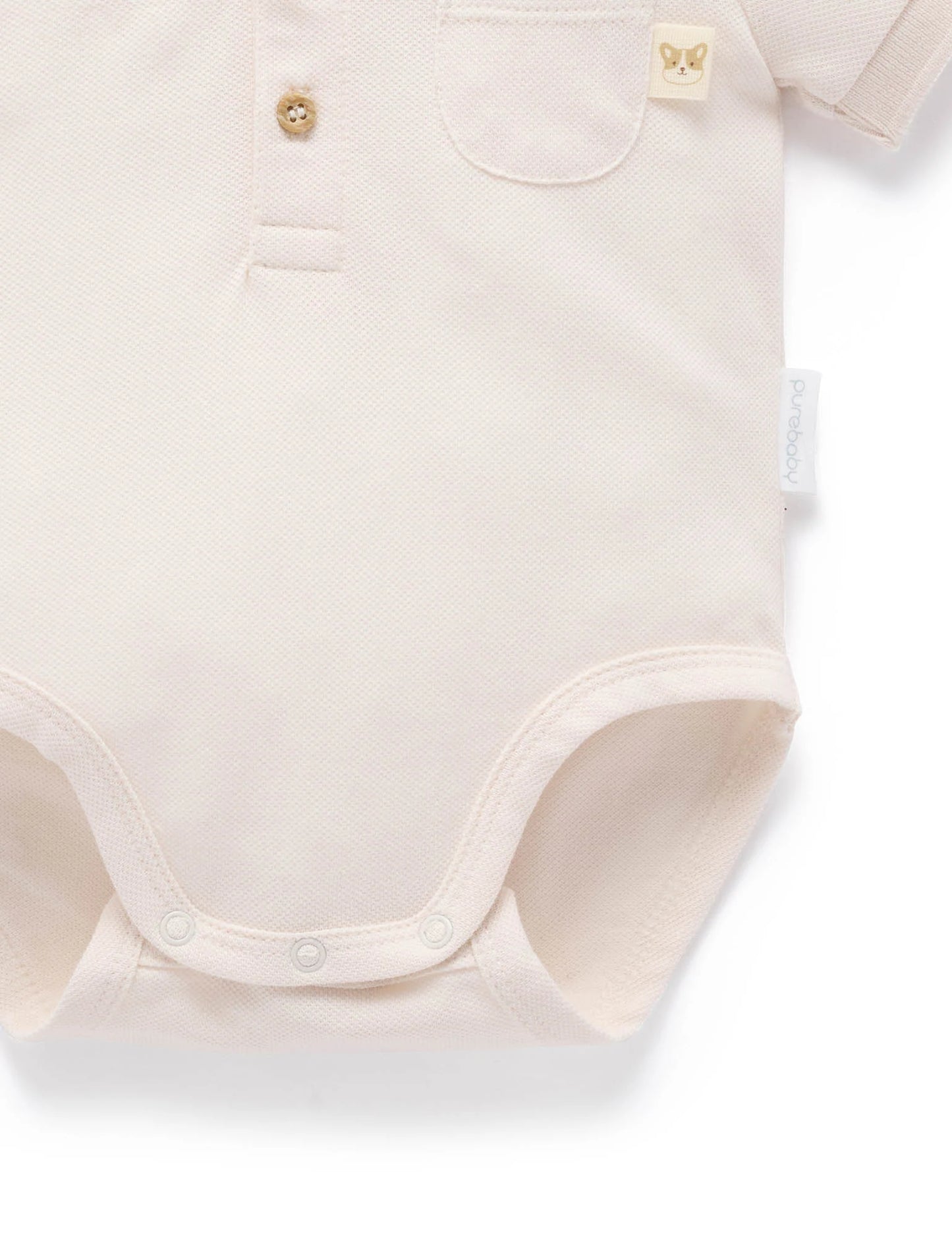 Polo Bodysuit - Cloud