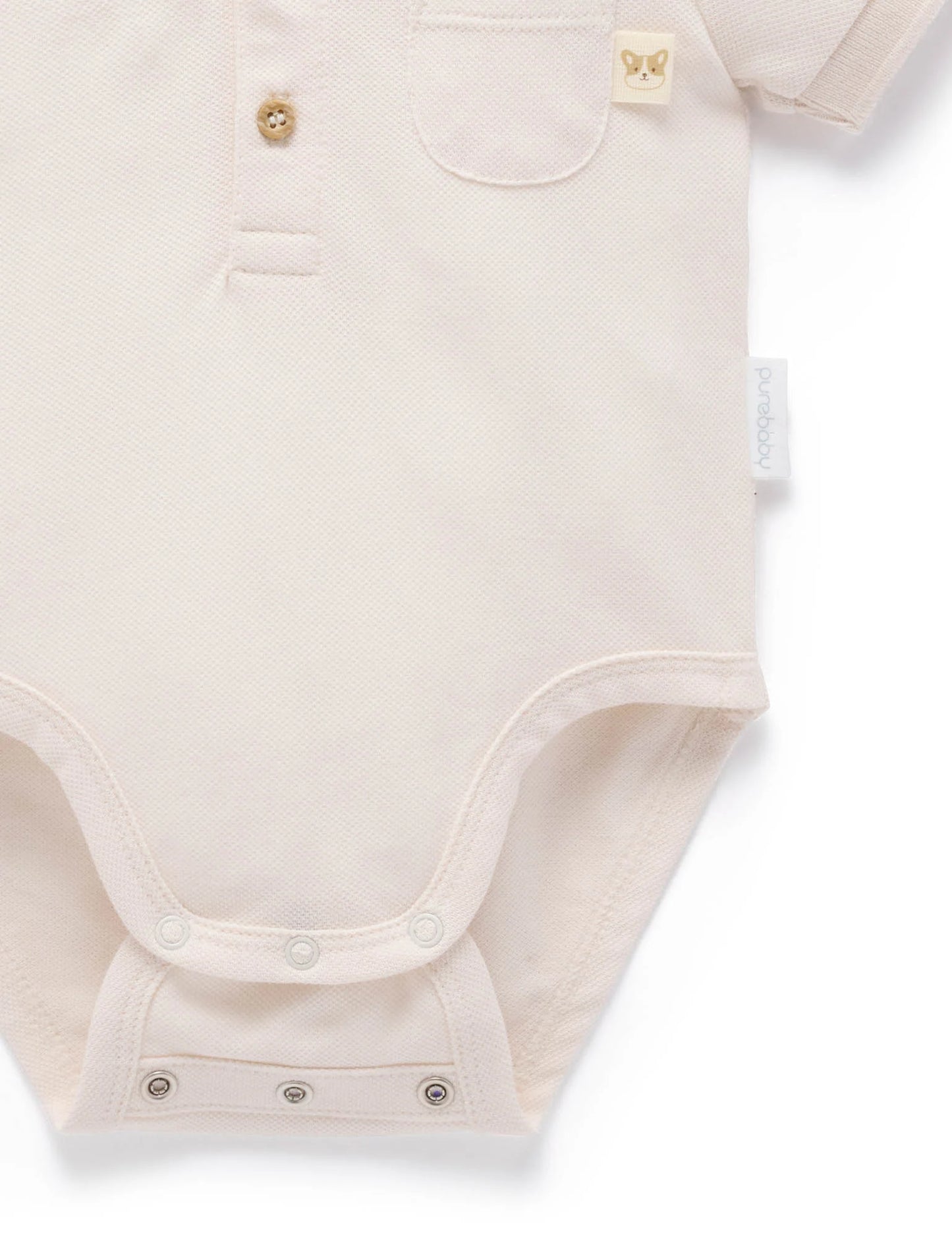 Polo Bodysuit - Cloud