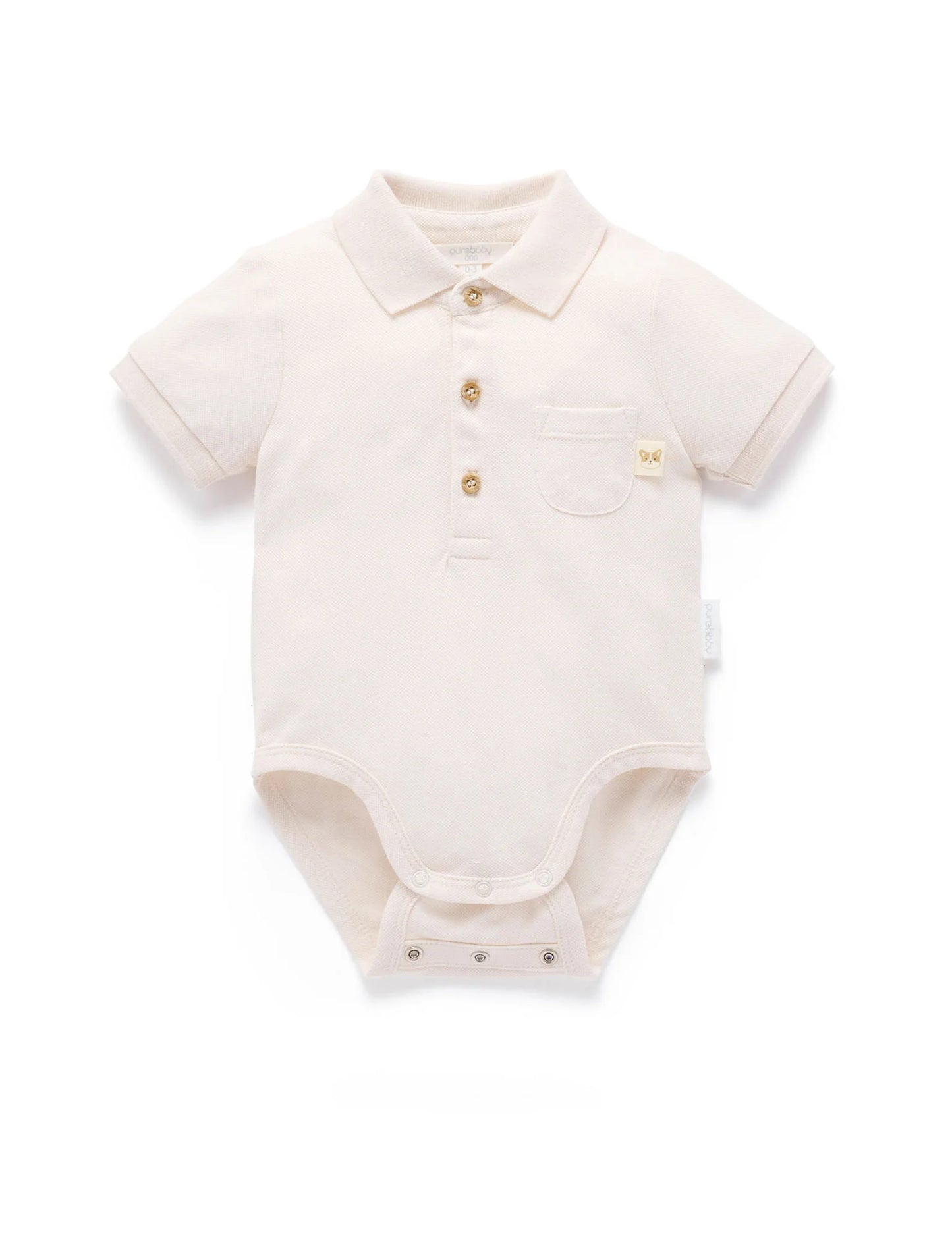 Polo Bodysuit - Cloud