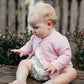 Scalloped Cardigan - Petunia Melange