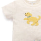 Doggy Tee and Short Set - Playful Stripe