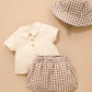 Gingham Set - Milk Chocolate