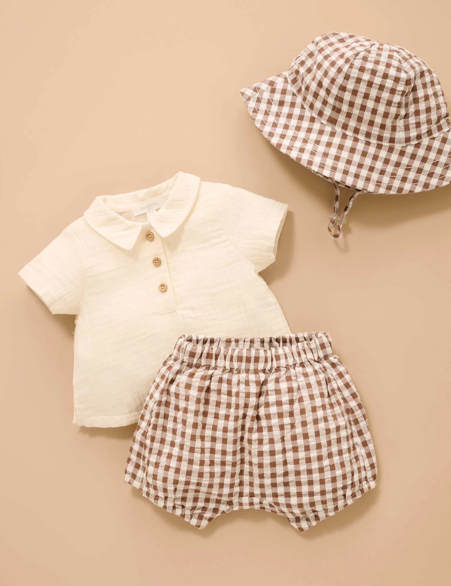 Gingham Set - Milk Chocolate