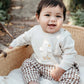 Gingham Slouchy Pants - Milk Chocolate