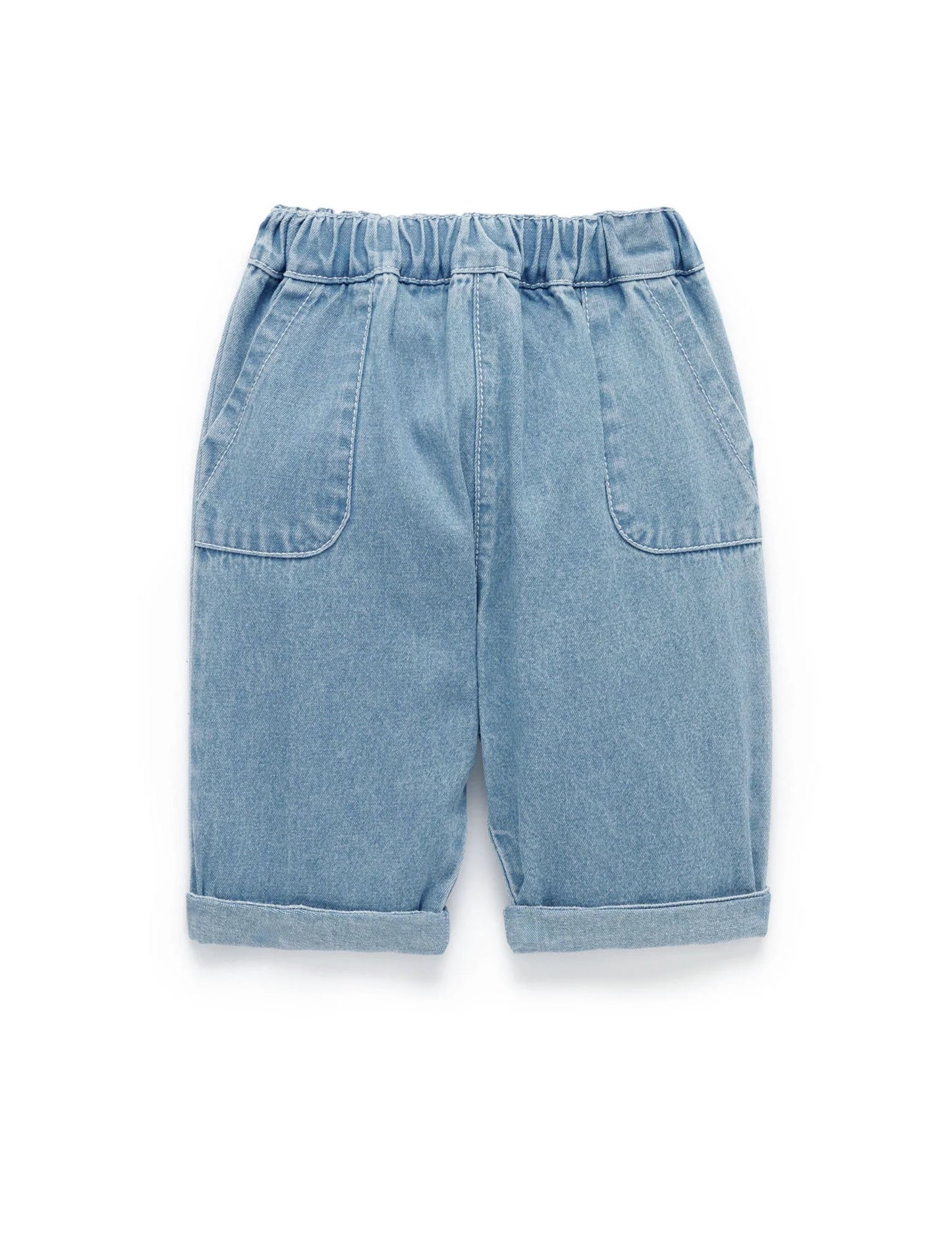 Chambray Pants - Faded Denim