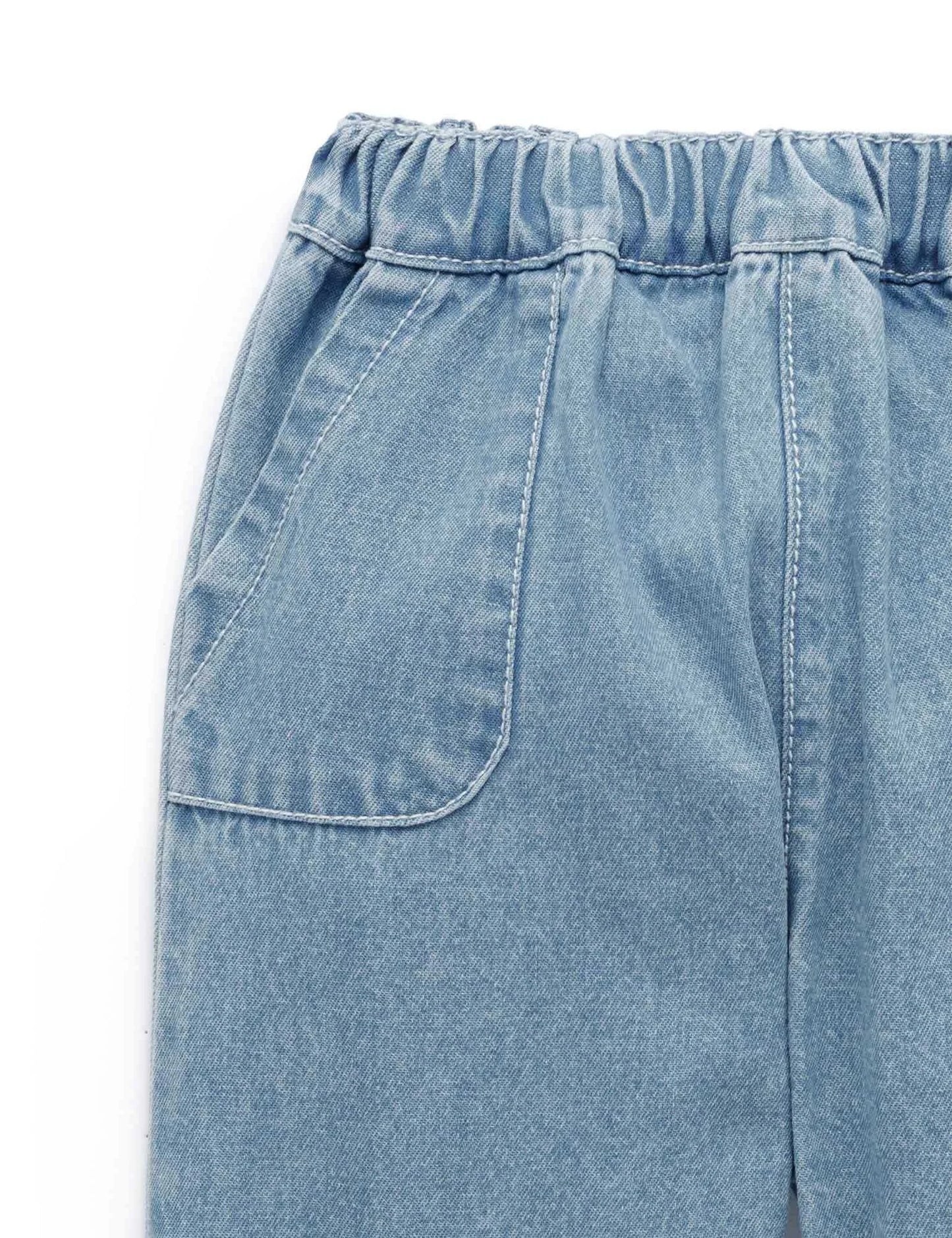 Chambray Pants - Faded Denim
