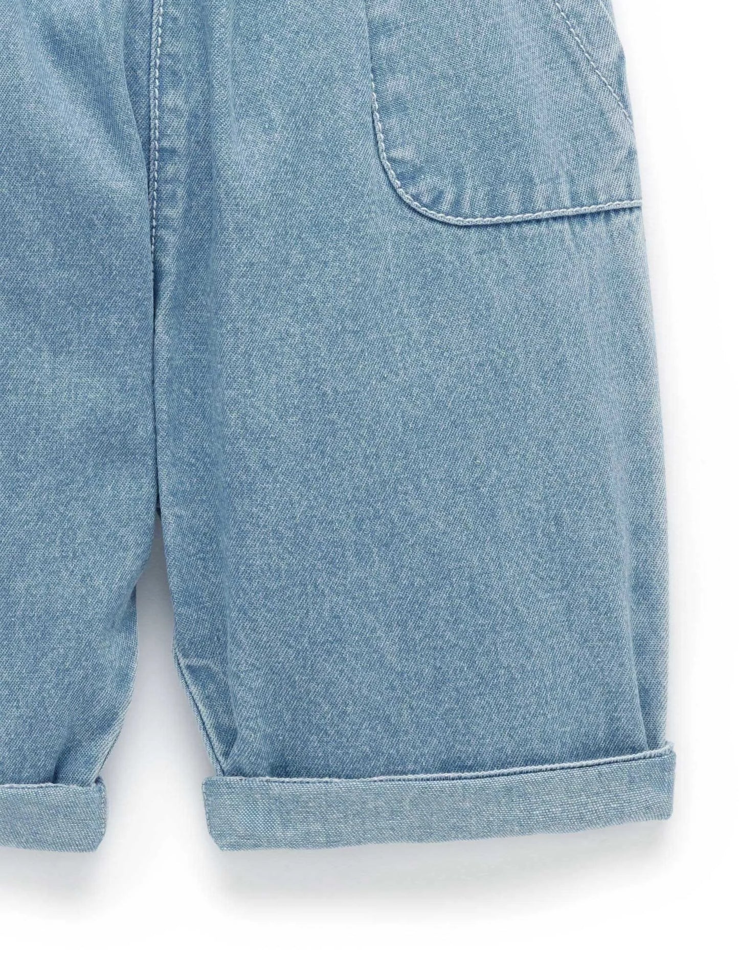 Chambray Pants - Faded Denim