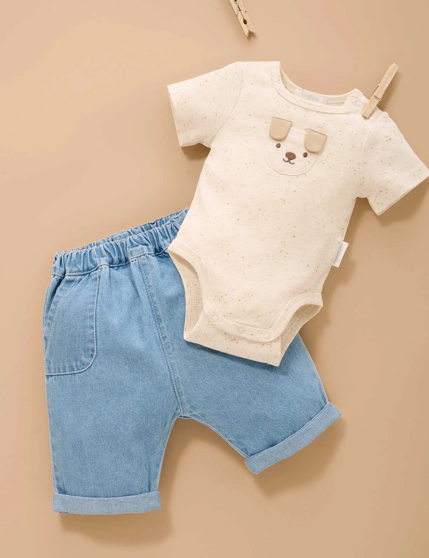 Chambray Pants - Faded Denim