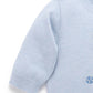 Puppy Embroidered Jumper - Sky