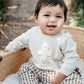 Ducky Embroidered Jumper - Wheat