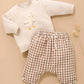 Ducky Embroidered Jumper - Wheat