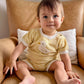 Knitted Goose Set - Lemon Stripe