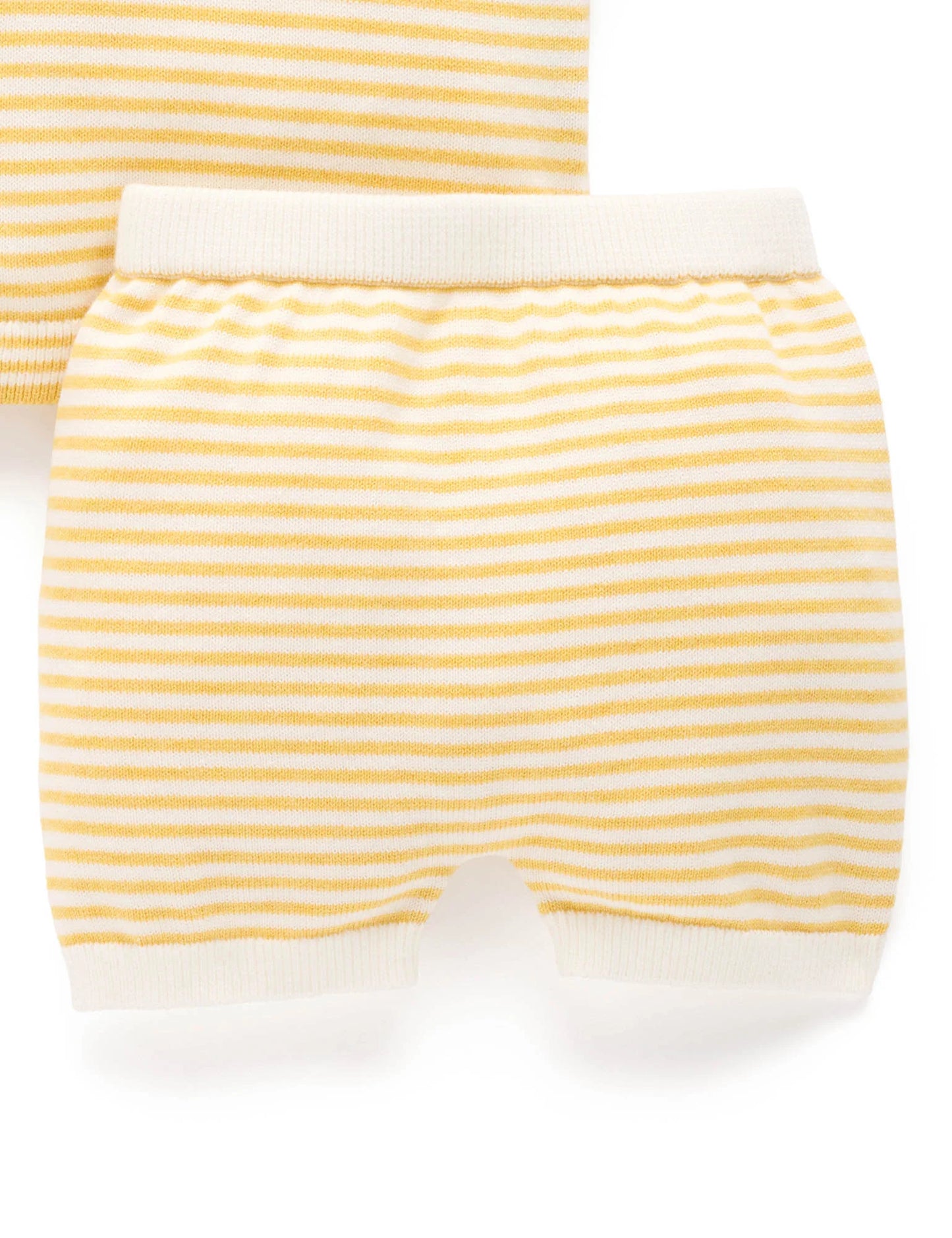 Knitted Goose Set - Lemon Stripe