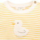 Knitted Goose Set - Lemon Stripe