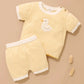 Knitted Goose Set - Lemon Stripe