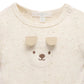 Puppy Applique Bodysuit - Wheat Neppy
