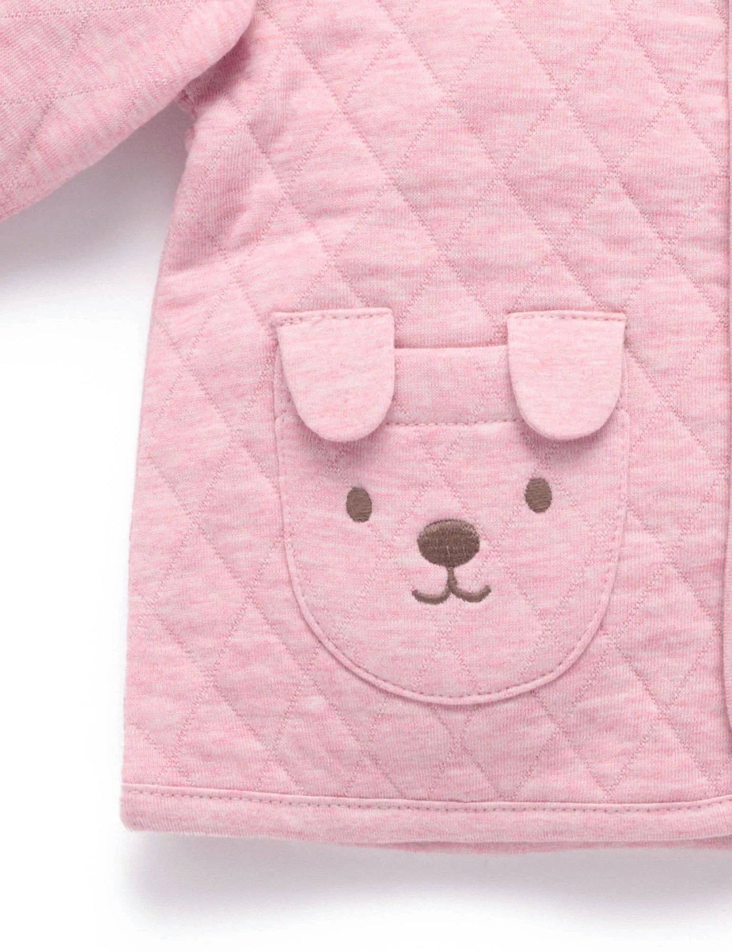 Quilted Track Suit - Petunia Melange
