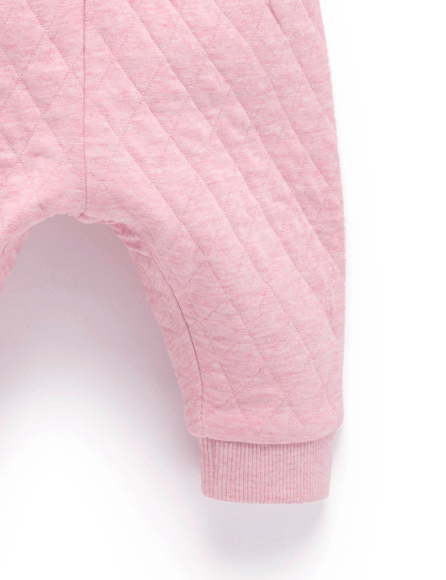 Quilted Track Suit - Petunia Melange