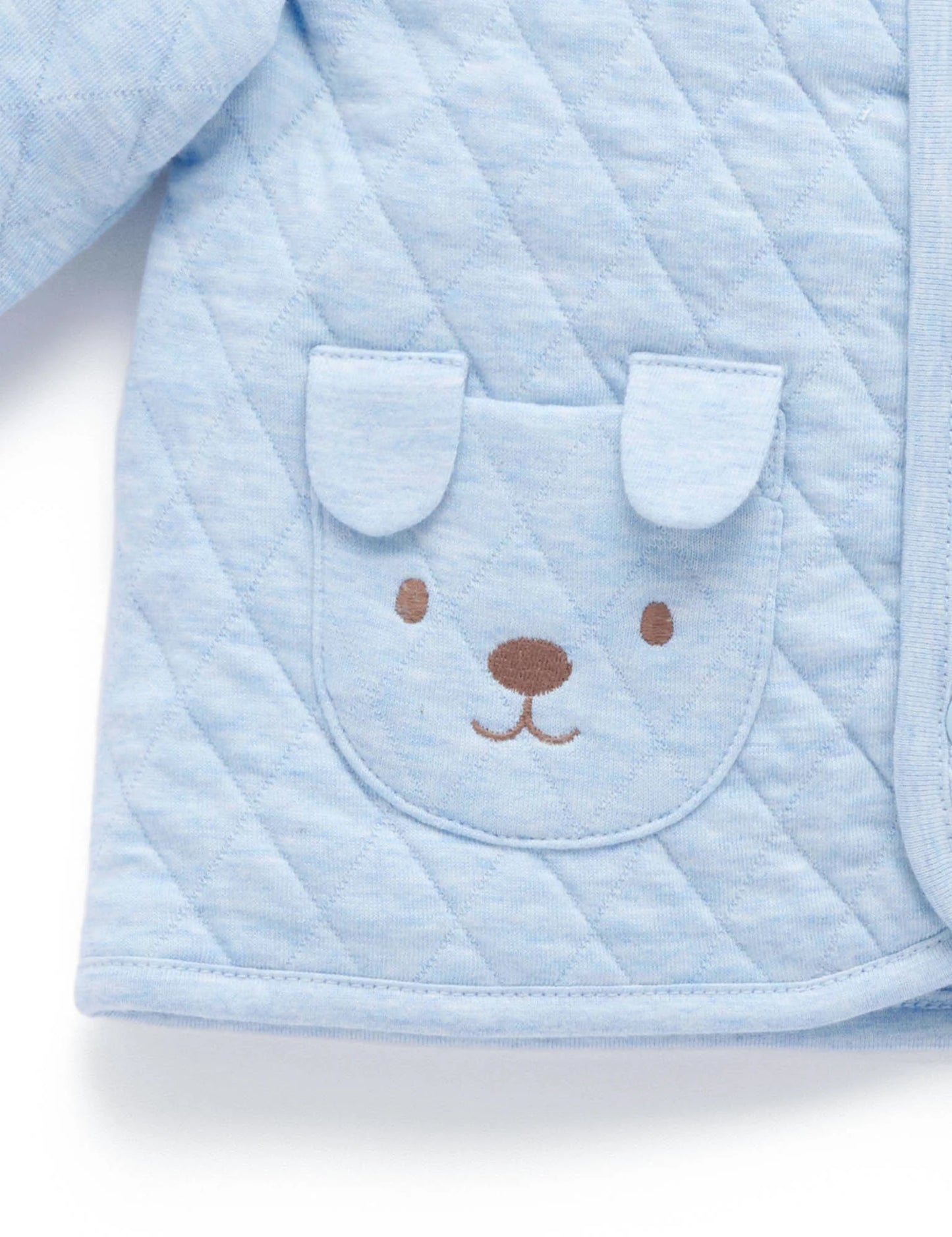 Quilted Track Suit - Sky Melange