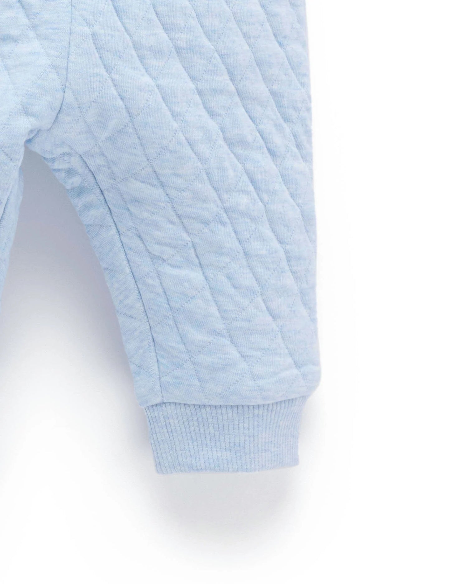Quilted Track Suit - Sky Melange