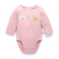 Puppy Applique Bodysuit - Petunia Melange