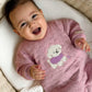 Puppy Quilted  Growsuit - Petunia Melange
