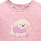 Puppy Quilted  Growsuit - Petunia Melange