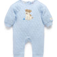 Doggy Quilted Growsuit - Sky Melange