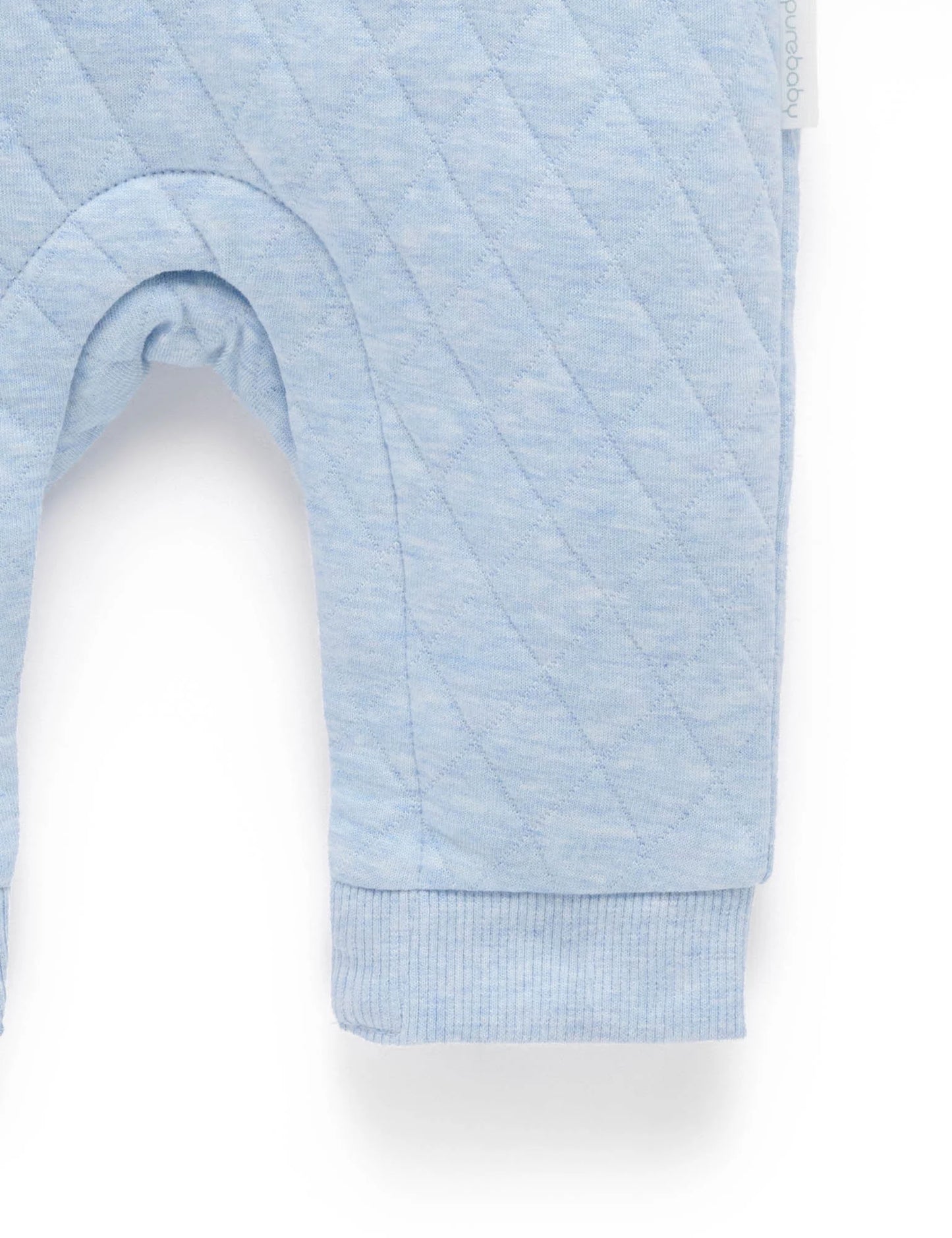 Doggy Quilted Growsuit - Sky Melange