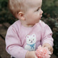 Kitten Embroidered Jumper - Petunia Melange
