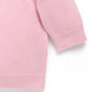 Kitten Embroidered Jumper - Petunia Melange
