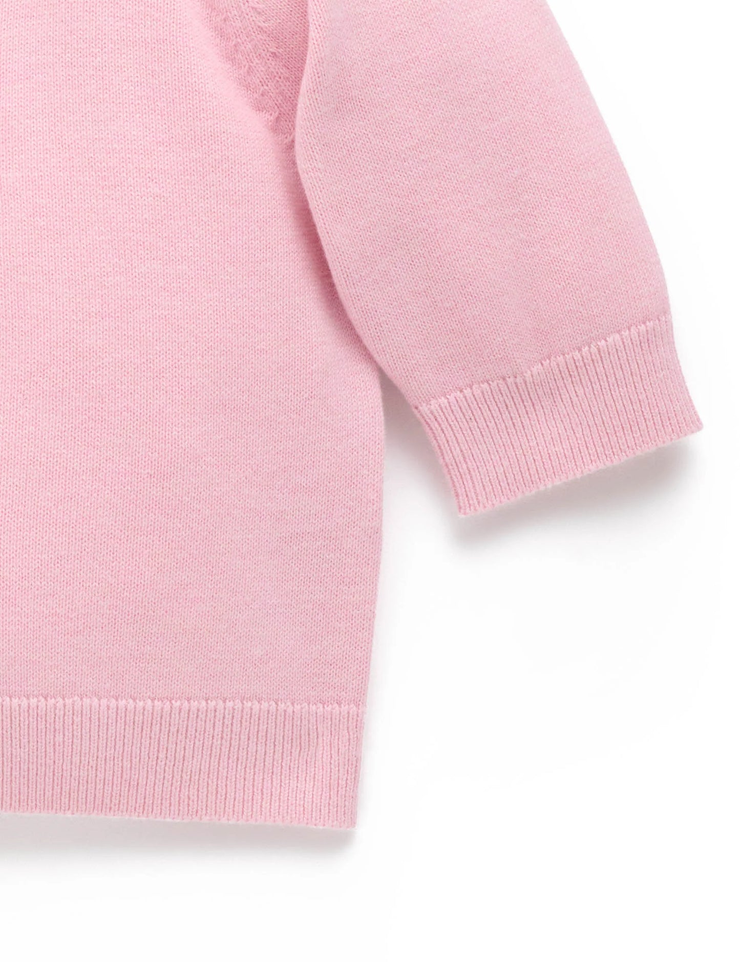 Kitten Embroidered Jumper - Petunia Melange