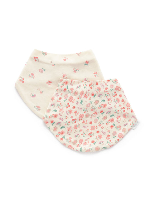 2Pkt Dribble Bib - Emilia Print