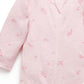 Purebaby 2 Pk Zip Growsuit - Pale Pink Blossom