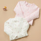 Purebaby 2 Pk Zip Growsuit - Pale Pink Blossom