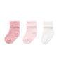3 Pack Rib Socks - Pink