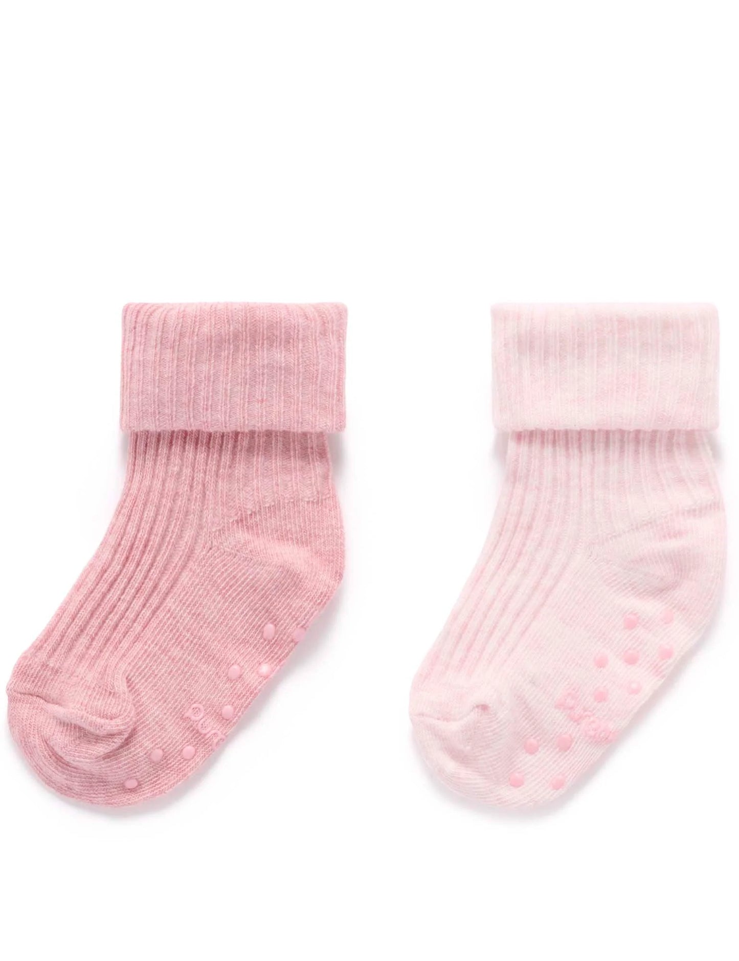 3 Pack Rib Socks - Pink