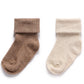 3 Pack Rib Socks - Wheat