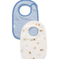 Purebaby Essential 2Pk Bib - Little Bear