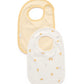 Purebaby Essential 2Pk Bib - Little Ducky
