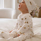 Purebaby Essential L/S Zip Growsuit - Little Bear