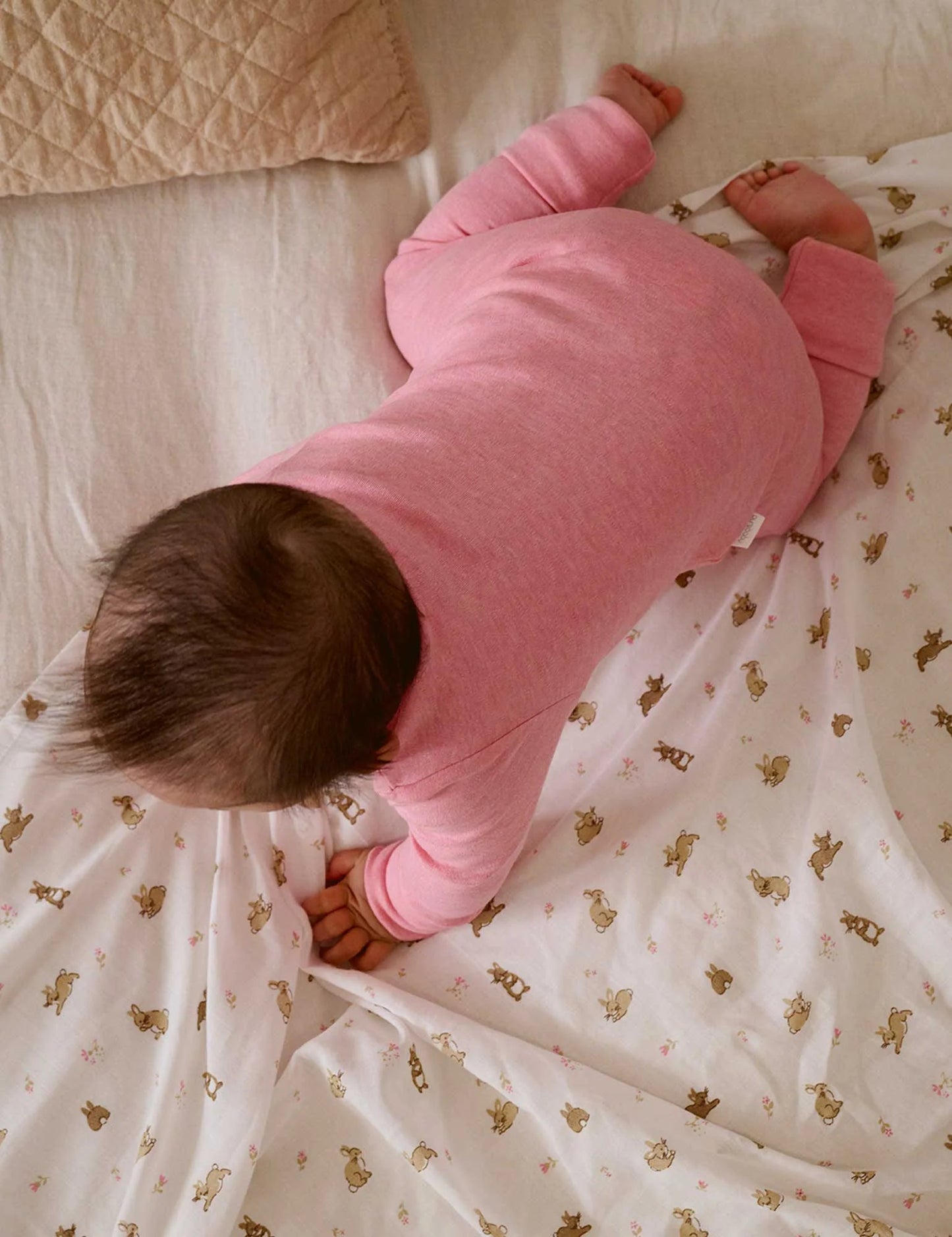Purebaby Essential 2Pk Muslin Wrap - Little Bunny