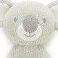 Knitted Koala Rattle - Grey